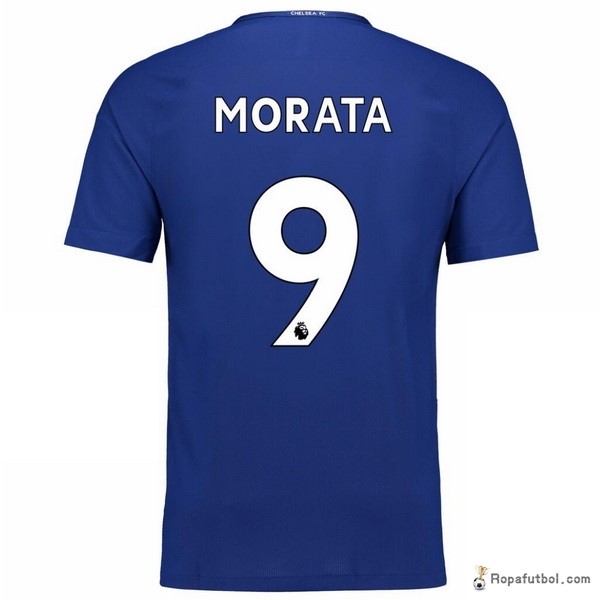 Camiseta Chelsea Replica Primera Ropa Morata 2017/18